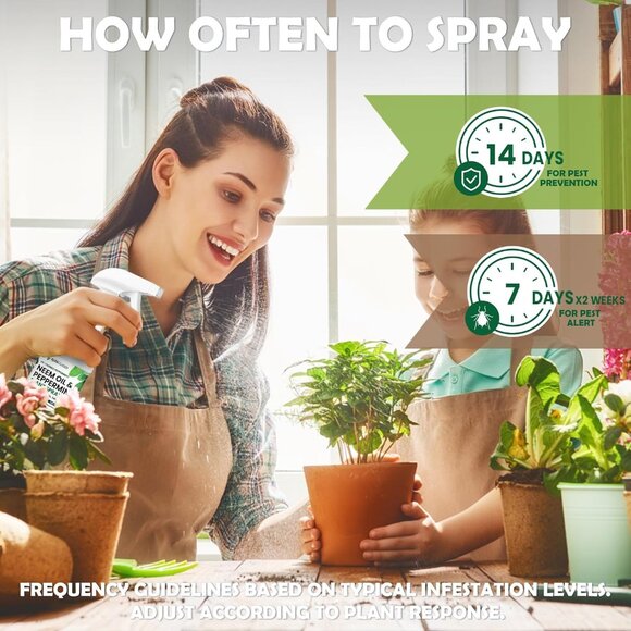 Neem Oil and Peppermint Spray For Plants 16oz NIB - Picture 6 of 7